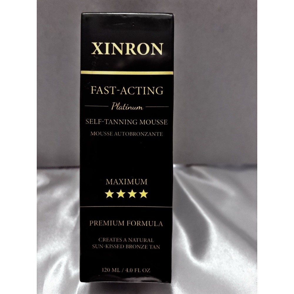 XINRON Fast-Acting Platinum Self-Tanning Mousse (4.0 fl oz / 120 ml) [Y]